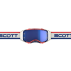 фото 2 Кросові маски і окуляри Мотоокуляри Scott Prospect Retro White-Blue Blue Chrome Works
