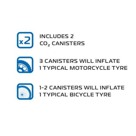 фото 3 Аксесуари до дисків і шин Балони для шин Oxford CO2 Tyre Repair 2