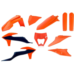 Комплект пластику Polisport ENDURO kit - KTM (20-) Orange/Blue KTM