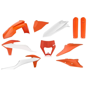 Комплект пластика Polisport ENDURO kit - KTM (20-) Orange/White KTM