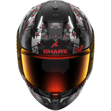 фото 2 Мотошлемы Мотошлем Shark Skwal i3 Hellcat Matt Black-Grey-Red L