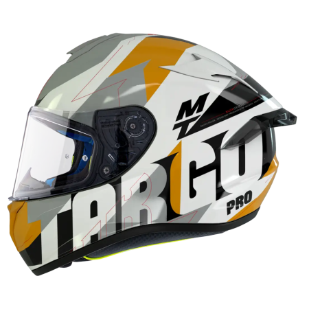 фото 2 Мотошлемы Мотошлем MT Targo Pro Biger A3 Gloss Pearl Yellow M