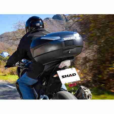 фото 2 Мотокофри, сумки для мотоциклів Мото кофр SHAD SH48 Titanium Black