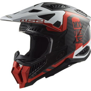 Мотошлем LS2 MX703 C X-Force Victory Red-White
