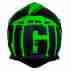 фото 3 Мотошлемы Мотошлем Origine Hero Thunder Matt Titanium-Black-Fluo Green L
