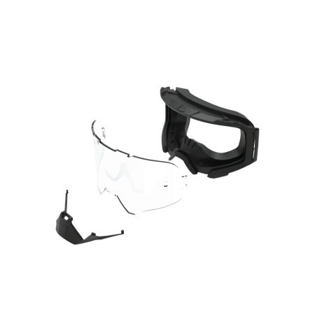фото 3 Кросові маски і окуляри Мотоокуляри Leatt Velocity 4.5 Iriz Silver Mirror Lens Black