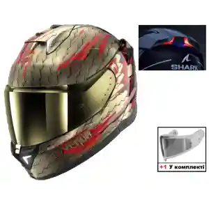 Мотошлем Shark Skwal i3 Venum Black-Red-Gold