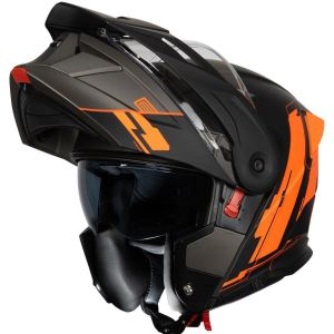 Мотошлем Origine Adventure Cyborg Fluo Orange-Titanium Matt
