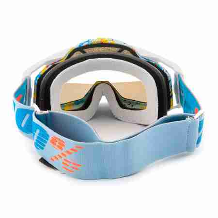 фото 4 Кроссовые маски и очки Мотоочки 100% Racecraft Goggle Hyperloop - Mirror Blue Lens