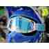 фото 5 Кроссовые маски и очки Мотоочки 100% Racecraft Goggle Hyperloop - Mirror Blue Lens