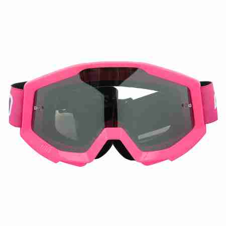 фото 1 Кроссовые маски и очки Мотоочки 100% Strata Goggle Bubble Gum - Mirror SIlver Lens